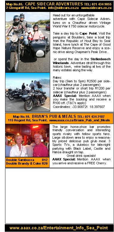 AAAX Marketing Services Entertainment Info Sea Point