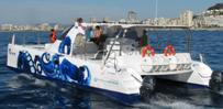 Ocean Adventurer Catamaran Boat Charter.