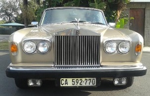 Rolls Royce Silver Shadow Hire Cape Town.